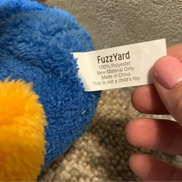 🆕 FuzzYard Plush Police Duck Dog Toy - Picture 7 of 8